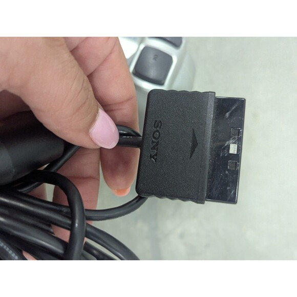 PLAYSTATION 2 PS2 DUALSHOCK 2 CONTROLLER GAMEPAD SCPH-10010 SILVER OEM - Picture 7 of 7